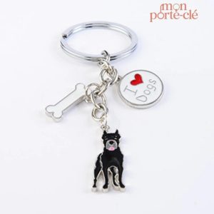 Porte-clé Cane Corso en métal