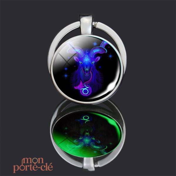 Porte-clé Signe Astrologique Capricorne, accessoire tendance