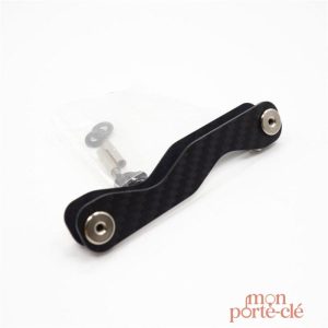 Porte-clé design moderne en fibre de carbone