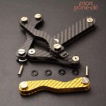 Porte-clé carbone minimaliste et fonctionnel