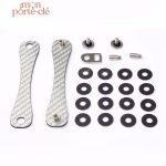 Porte-clé en carbone pour un usage quotidien pratique