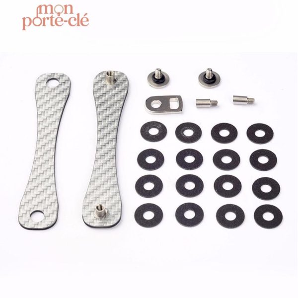 Porte-clé en carbone pour un usage quotidien pratique