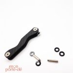 Porte-clé carbone avec finition soignée