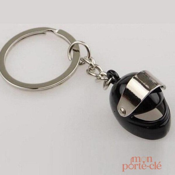 Porte-clé en forme de casque de moto