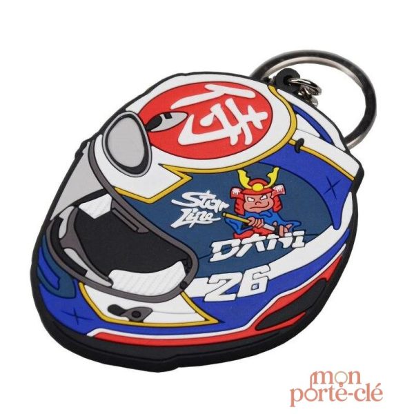 Porte-clé moto Casque GP Pedrosa
