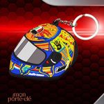 Porte-clé moto Casque V. Rossi