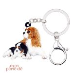 Porte-Clé Cavalier King Charles en métal