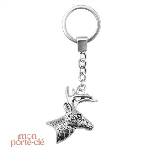 Porte-clé décoratif cerf, parfait pour les amoureux des animaux