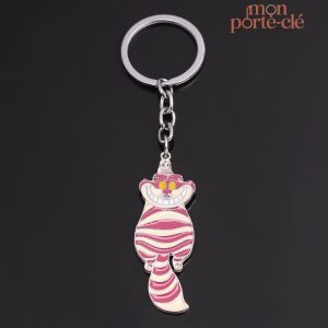 Porte-clé amusant avec motif de chat
