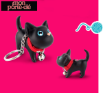 Accessoire porte-clé inspiré des chats noirs