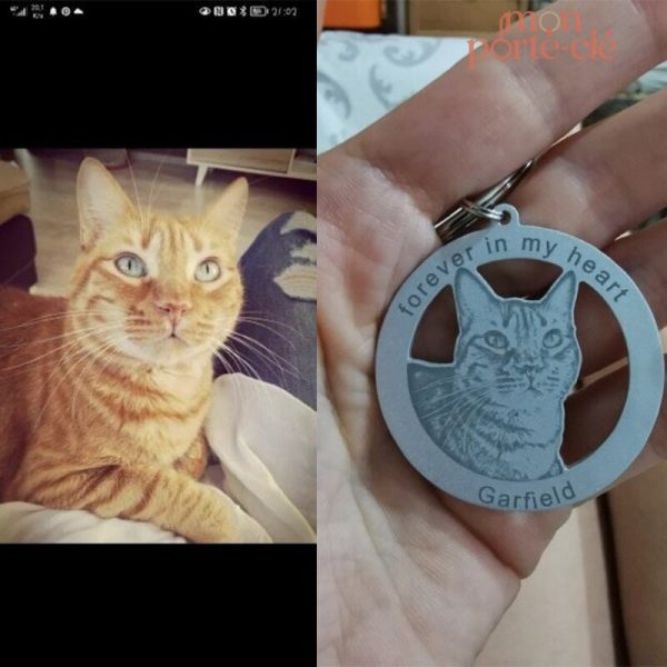 Accessoire porte-clé chat, cadeau original