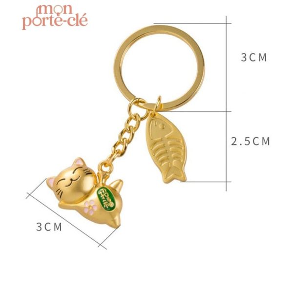 Porte-Clé Chat, un porte-bonheur pour tous les jours