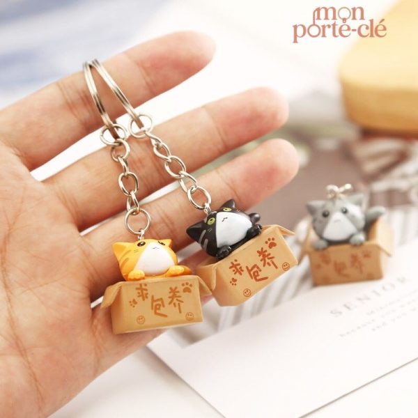 Porte-clé inspiré des chats pour collectionneurs