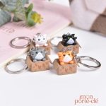 Porte-clé chat avec design adorable