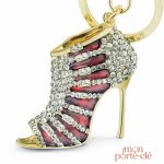 Porte-clé original chaussure et talon féminin