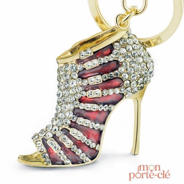 Porte-clé original chaussure et talon féminin