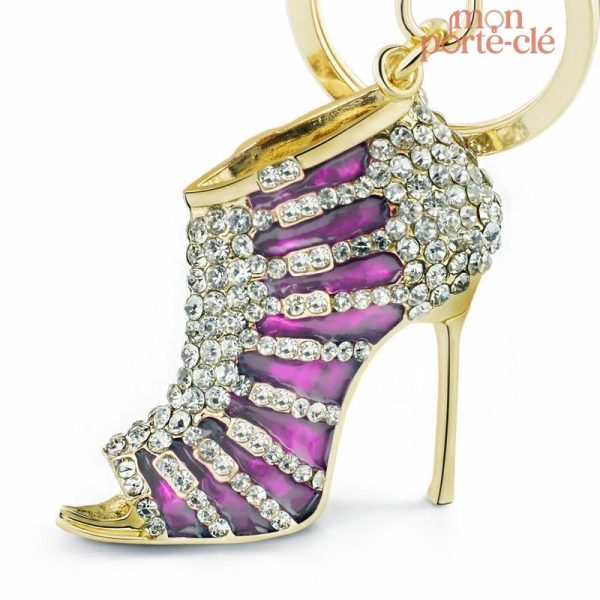 Porte-clé talon élégant pour un style unique