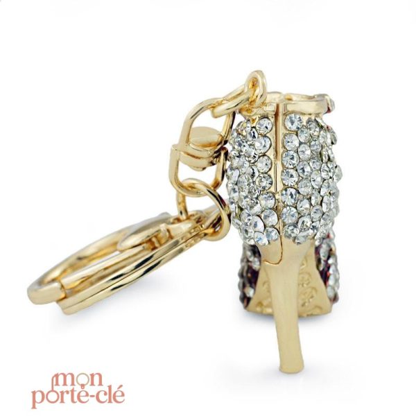 Porte-clé tendance talon pour accessoires féminins