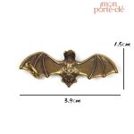 Porte-clé tendance avec design de chauve-souris