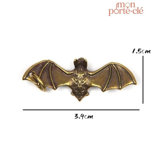 Porte-clé tendance avec design de chauve-souris