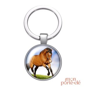 Porte-clé cheval sur mesure, cadeau idéal