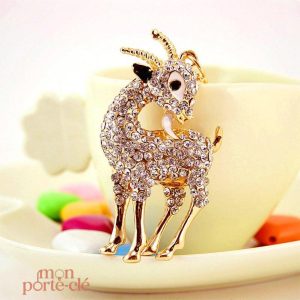 Porte-clé original La Chèvre, parfait pour les amateurs d'animaux