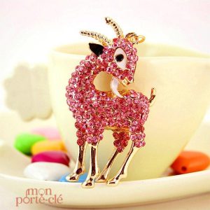 Porte-clé design chèvre, un cadeau original et ludique