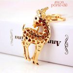 Porte-clé original, représentation artistique d'une chèvre