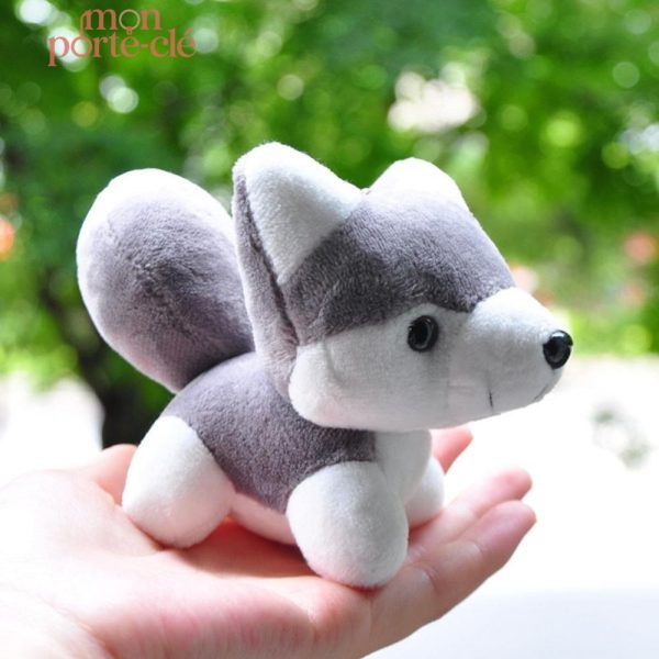 Porte-clé peluche chien, accessoire tendance et amusant