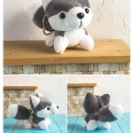 Porte-clé peluche chien, petit compagnon à emporter partout