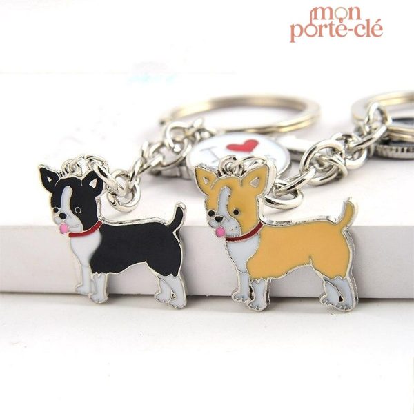 Porte-clé Chihuahua, cadeau idéal pour les fans de chiens