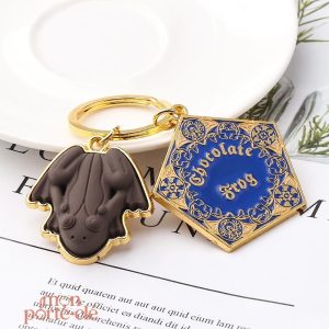 Porte-clé Chocogrenouille amusant en forme de grenouille