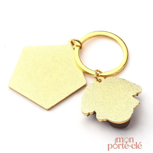 Accessoire porte-clé représentant une grenouille sympathique