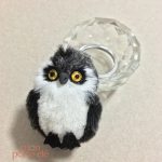 Porte-clé peluche chouette pour un look amusant