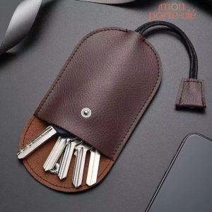 Cloche en cuir pour porte-clé stylé