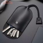 Porte-clé cuir avec motif cloche