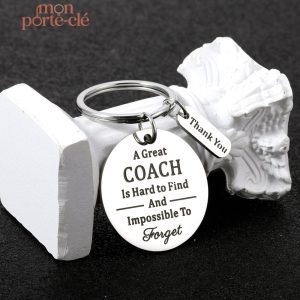 Porte-Clé Coach sportif en métal