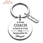Porte-Clé Coach sportif en cuir synthétique