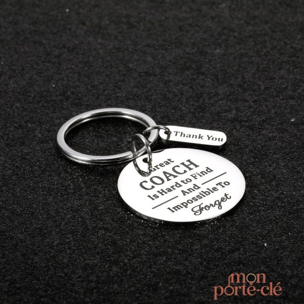 Porte-Clé Coach avec logo distinctif