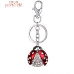 Porte-clé design coccinelle, cadeau amusant