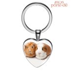 Porte-clé animal en forme de cochon d'Inde