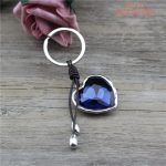 Porte-Clé Cœur Cristallisé en design élégant