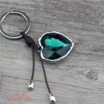 Porte-Clé Cœur avec finition brillante