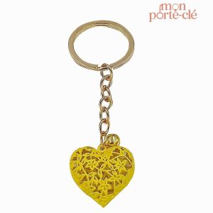 Porte-clé cœur en métal, cadeau spécial