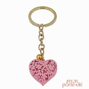 Porte-clé en forme de cœur pour maman