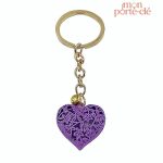 Porte-clé cœur, cadeau sentimental pour maman