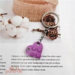 Porte-Clé Cœur en plastique durable