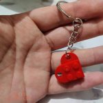 Porte-Clé Cœur pour clés et sacs