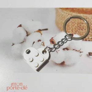 Porte-Clé en forme de cœur coloré