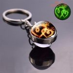 Porte-clé lumineux en cœur, accessoire tendance